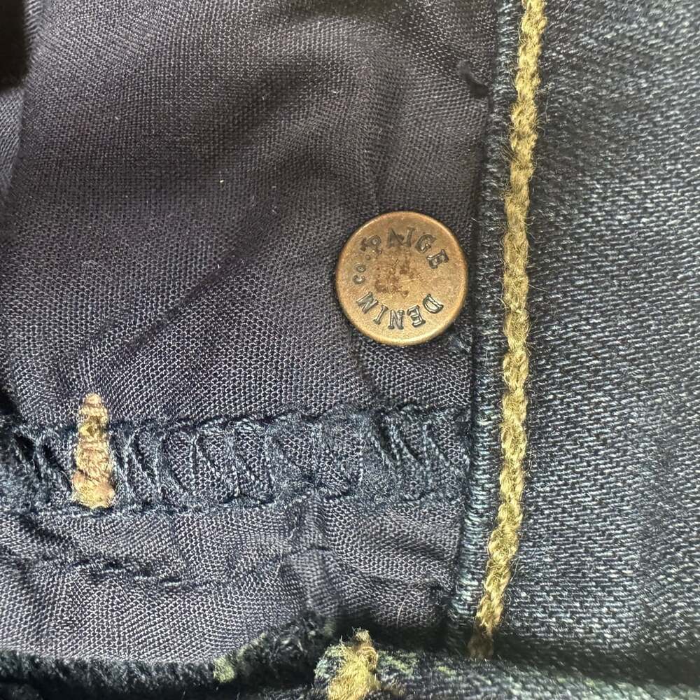 Paige Jeans Size 31 Dark Blue Denim Slim Straight - Picture 10 of 14